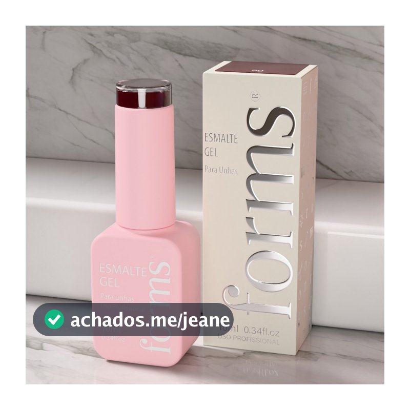 Esmalte Em Gel Para Unhas De Alta Pigmentação Forms Livre Hema E Tpo Brilho Intenso