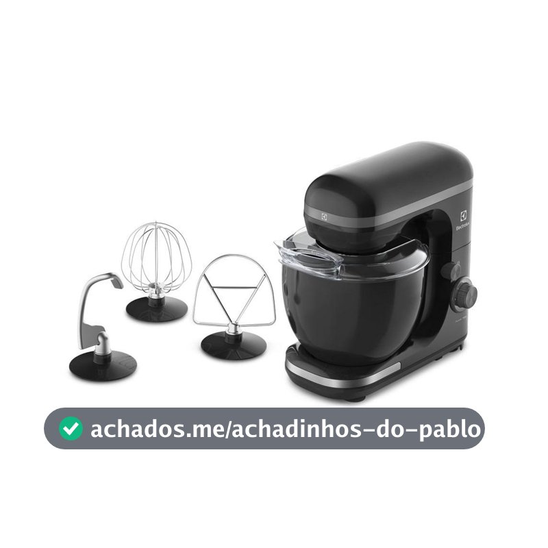 Batedeira Planetária Electrolux 750w Preta Experience Com Tigela 5l (EKM30)