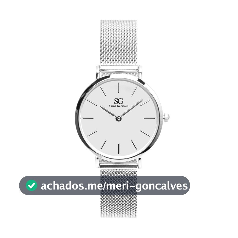Relógio Feminino Prata Saint Germain Harlem Silver 32mm