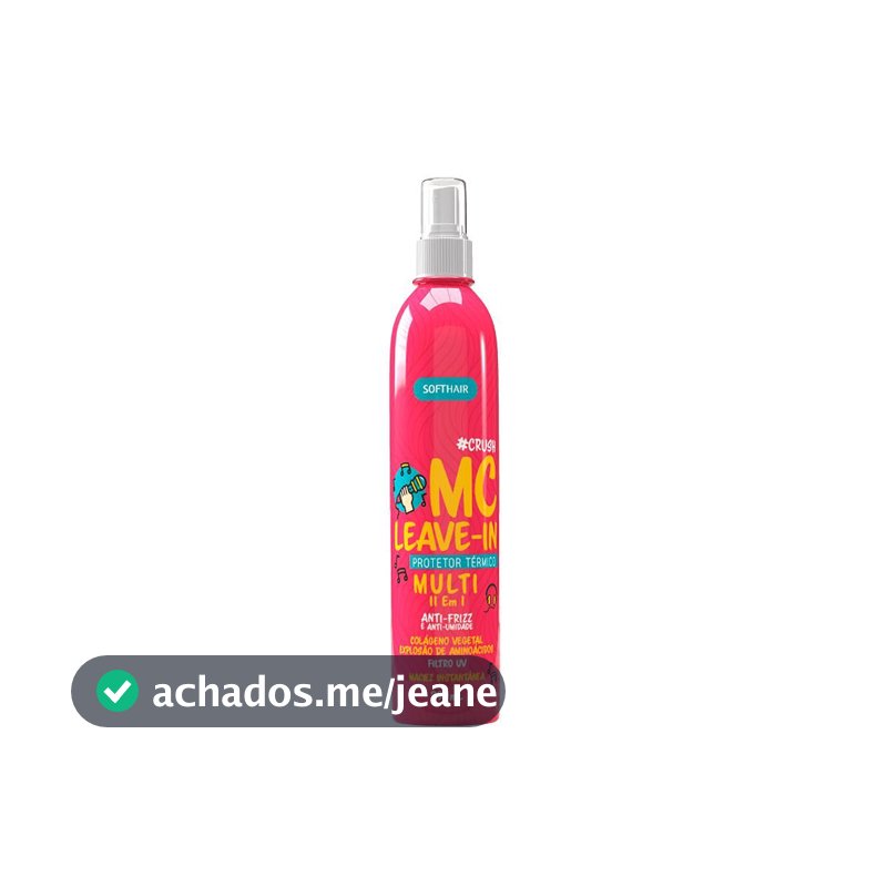 Mc Leave-In Multi 11 em 01  Soft Hair #Crush 290ml