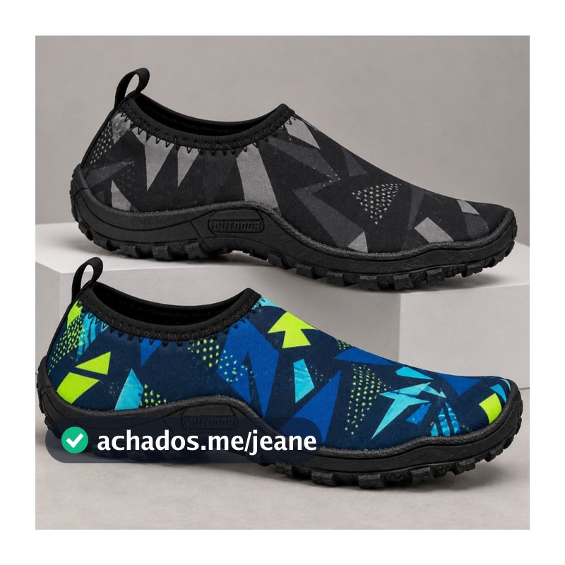 Kit 2 Sapatilhas Naútica Aquática Unissex Ideal para Praia, Piscina e Esportes