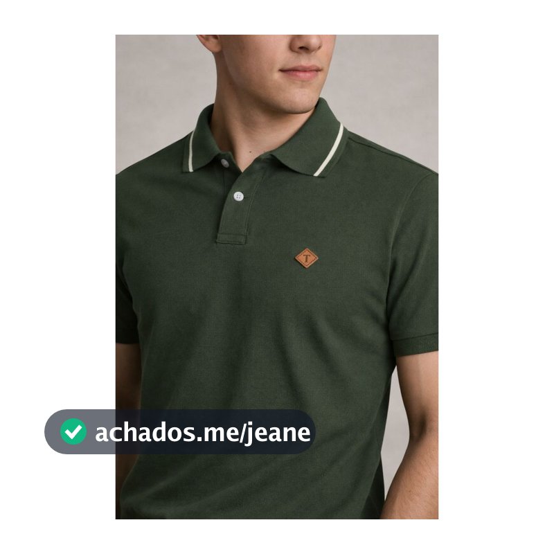 Camisa Gola Polo Masculina 100% Algodão Camiseta Basica Para Homem Do P ao Extra Grande