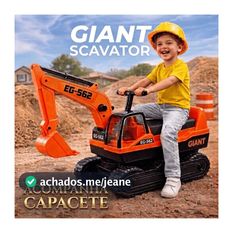 Retroescavadeira Escavadeira Giant Escavator 1780 Roma