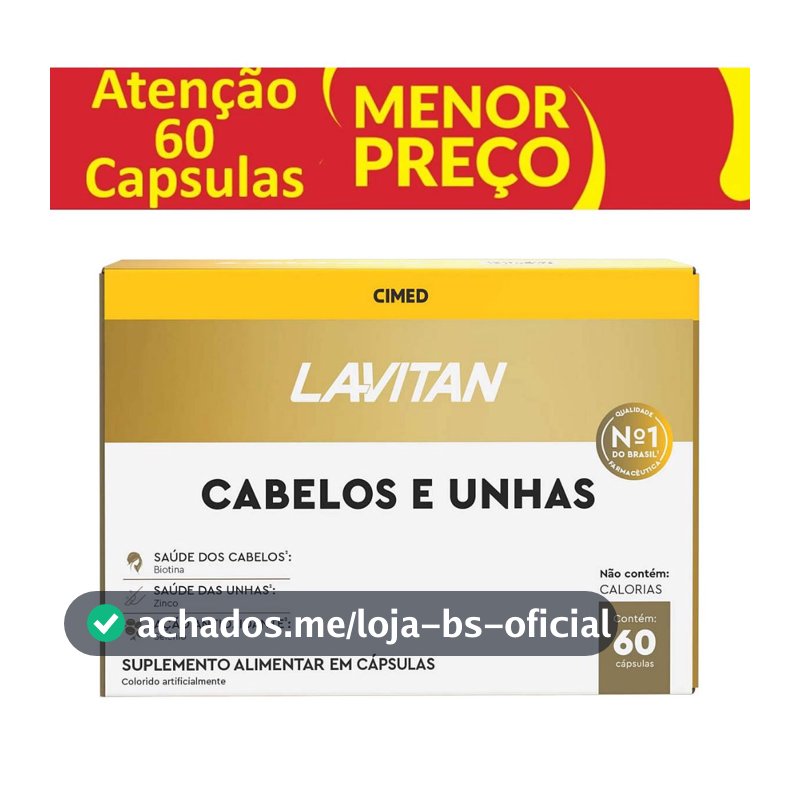Lavitan Cabelos e Unhas 60 Cápsulas
