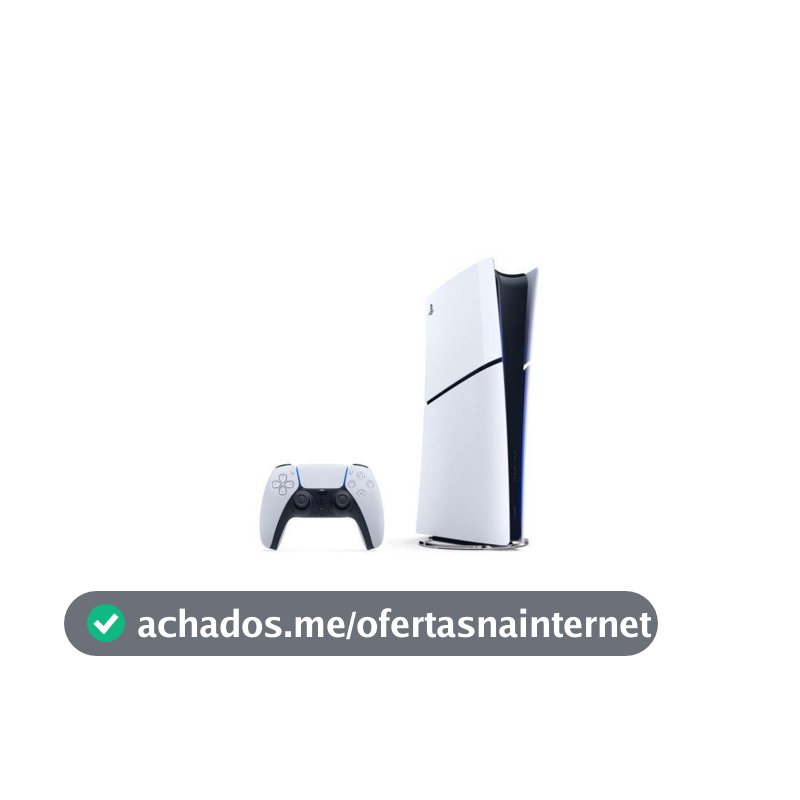 Console Sony PlayStation 5 Edição Digital Slim, SSD 825GB, Controle DualSense, Astro's Playroom, Branco - CFI 2114B