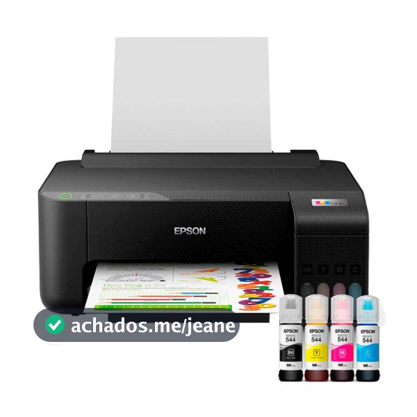 Impressora Epson EcoTank L1250 Tanque de Tinta Colorida Wi-Fi