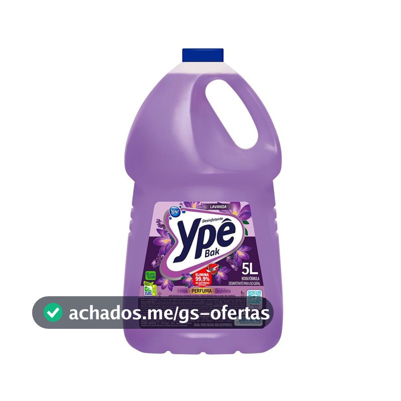 Desinfetante Ypê Bak Lavanda 5 Litros