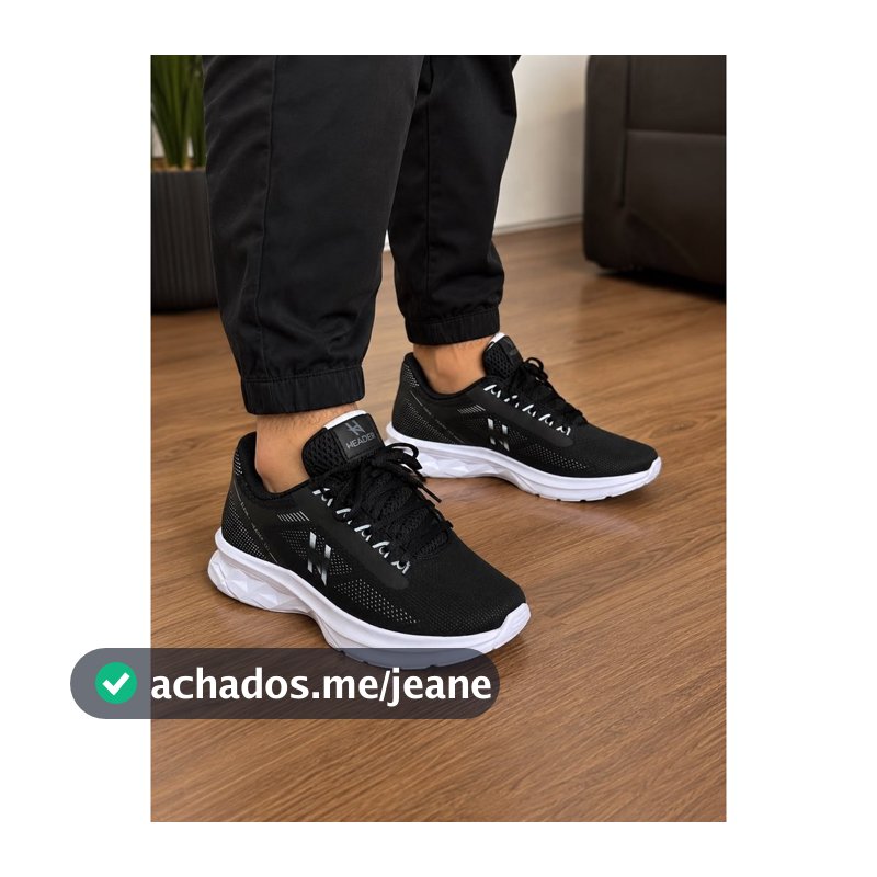 Tênis Header Run Conforto E Estilo Esporte Casual Masculino