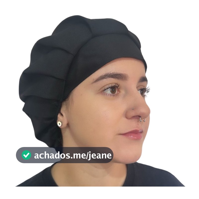 Touca de Cozinha para Restaurante Promoção Oxford Com Elastico