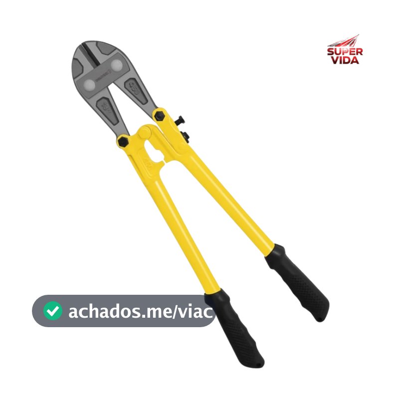 Alicate Tesoura 14/18/24/36 Poleadas Corta Vergalhão Cadeados Ferro Cabos