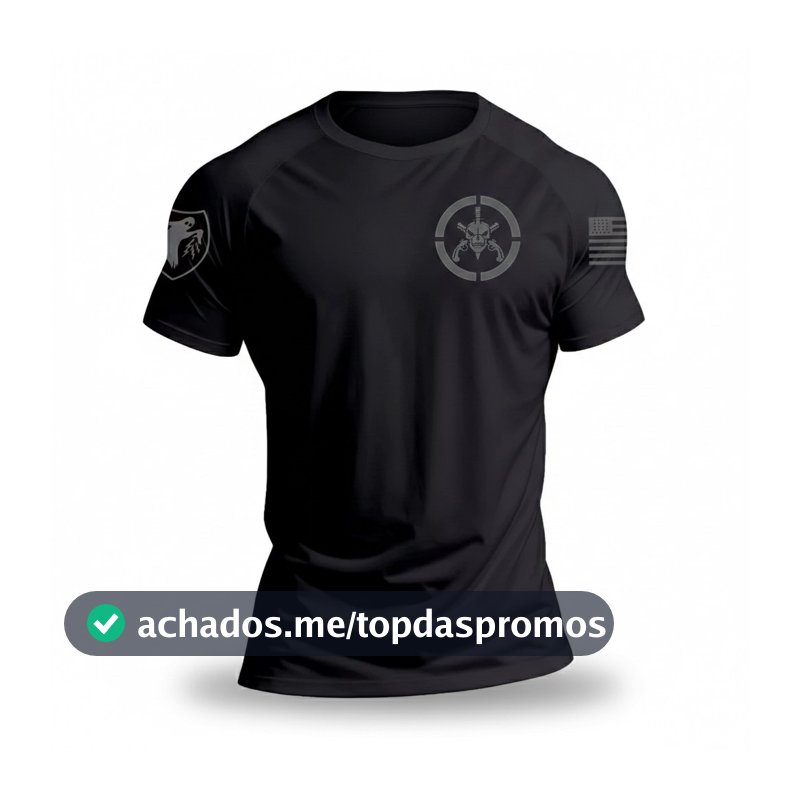 Camiseta T Shirt Dry Fit Masculina Militar Bope Fantasma Treino Academia P ao GG Envio imediato