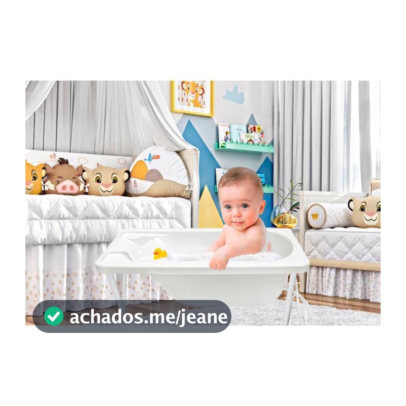 Banheira para Bebe Para criança Com Suporte Dobrável 34l Bebê Infantil Branca Resistente Barato