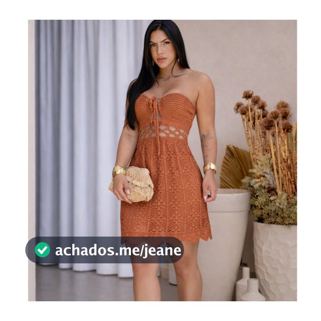 Vestido Ilha Bella Curto Detalhe Vazado Tricot Carnaval