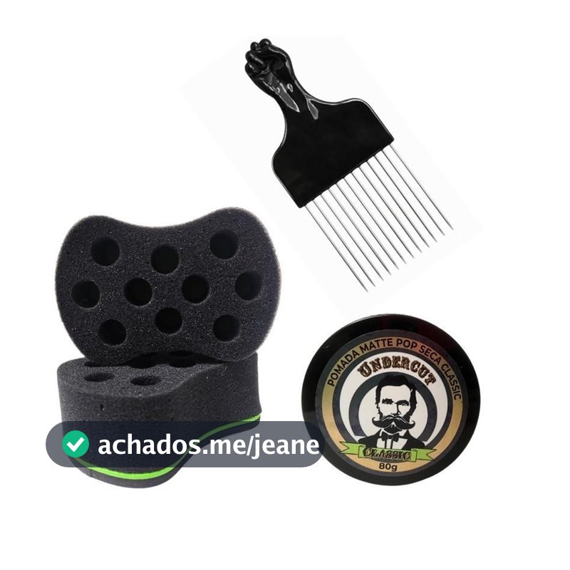 Nudred Mini M ou P + Pente Garfo + Modeladora Mate Undercut 80g