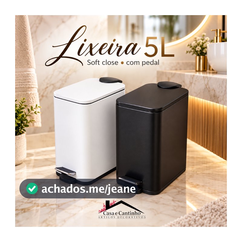 Lixeira Com Tampa e Pedal de Bambu para Casa Banheiro Cozinha Grande Amortecedor Decorativa Multiuso