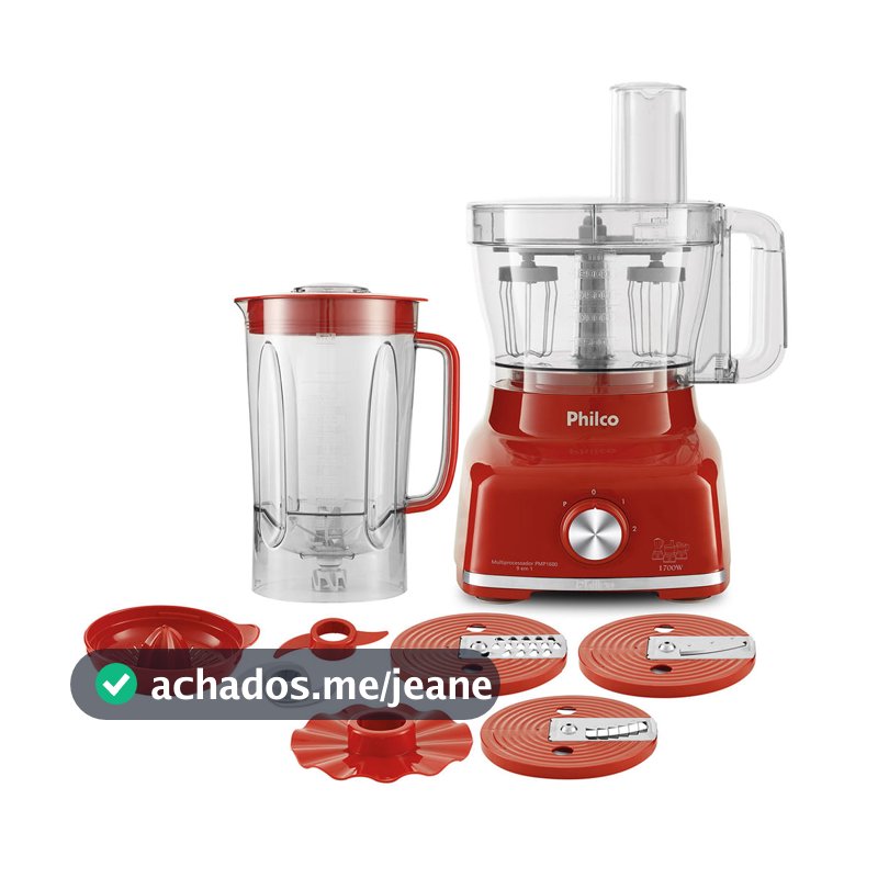 Multiprocessador Philco Multifunções 9 em 1 1400W PMP1600V