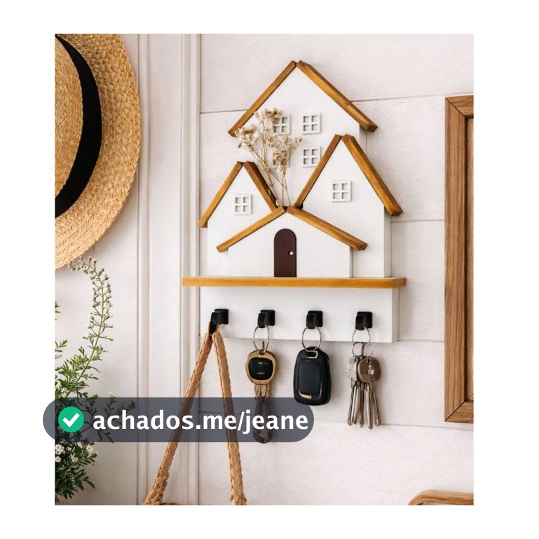 porta chave casinha mdf deocartivo