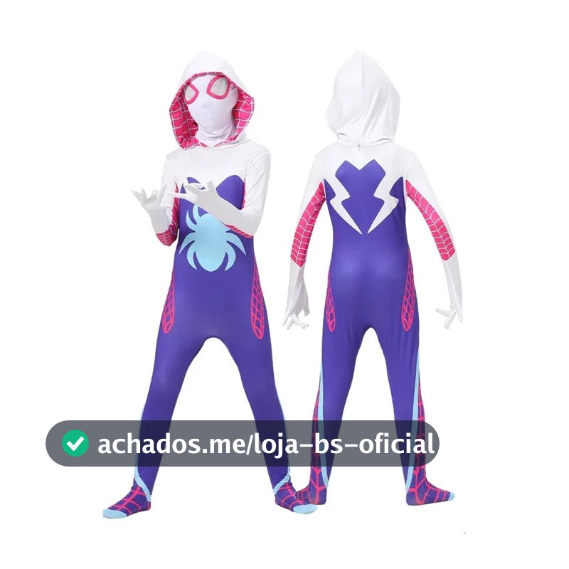Adulto Crianças Gwen Traje Stacy Cosplay Bodysuit Macacão Feminino Meninas Halloween Roupas De Natal Presente