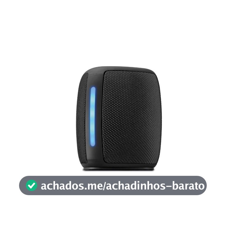 Caixa de Som Aiwa Speaker 15w Ipx4 - Aws-sp-03-b Preto