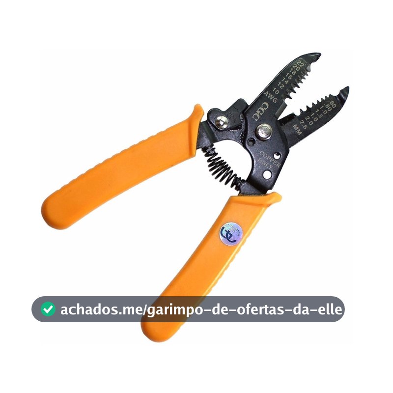 Alicate Cortador E Decapador De Fios