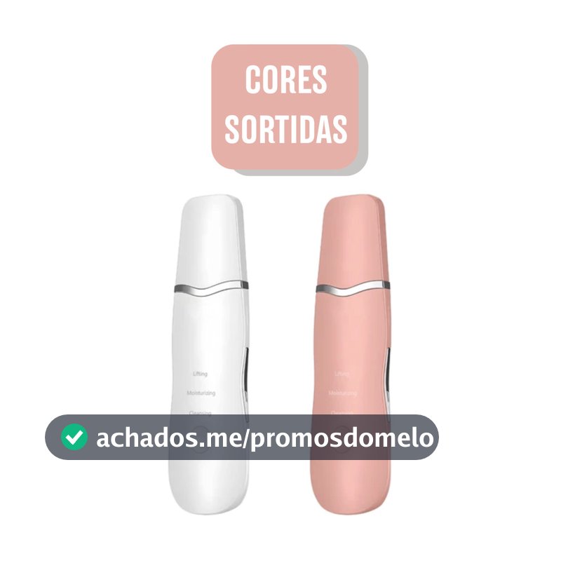 Peeling Ultrassônico Facial Limpeza Profunda Esfoliante - Modelo Profissional Garantia 90 Dias