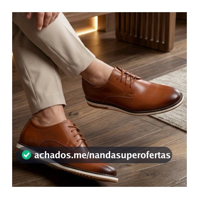 Sapato Social Masculino Oxford Confortável Casual Trabalho Elegante Macio Dia a Dia Premium Casamento