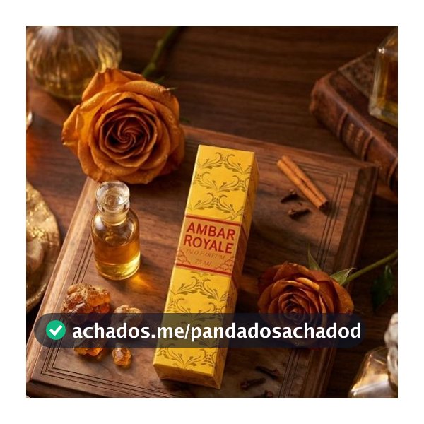 Perfume de Bolsa Âmbar Royale 75ml  Mini Perfume Feminino/Unissex
