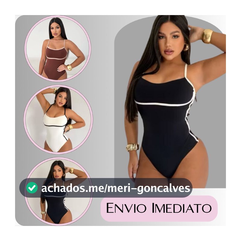 Body Maiô Feminino Bicolor Alcinha Blusinha Moda Gringa Suplex Premium Fashion Moderno