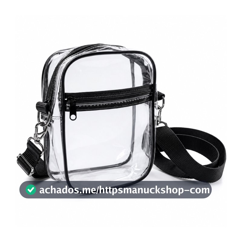 Shoulder Bag Transparente, Bolsa de Ombro, Lateral Tira Colo ENVIO TURBO