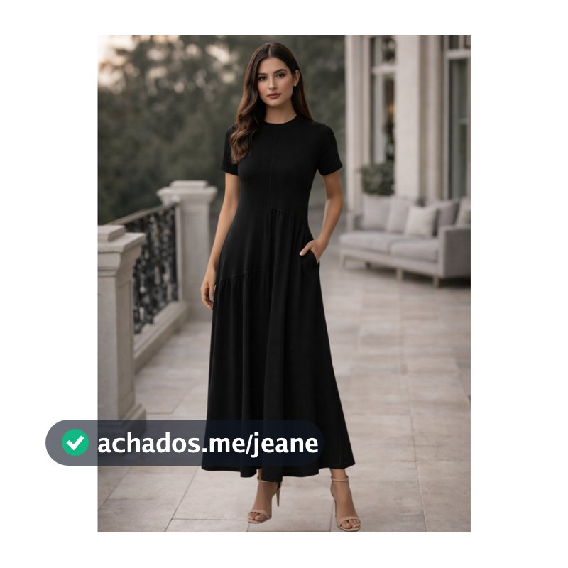 Vestido Longo Moda Evangélica Confortável