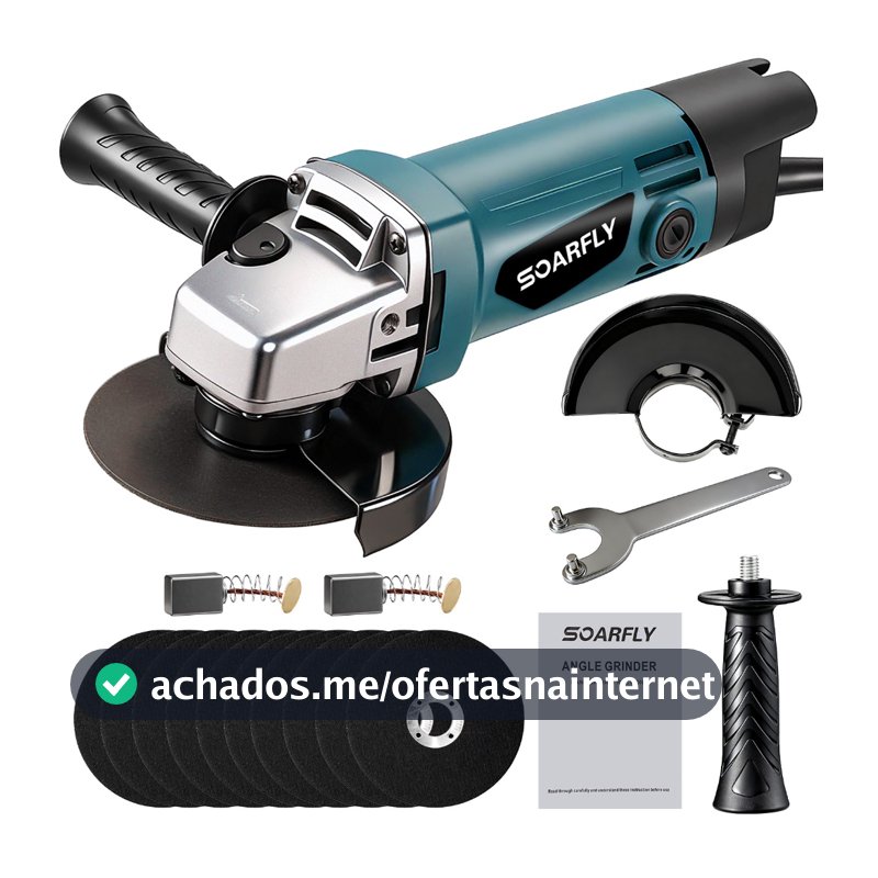 Esmerilhadeira Angular Multifuncional 950W - Profissional 11000RPM 110V/220V