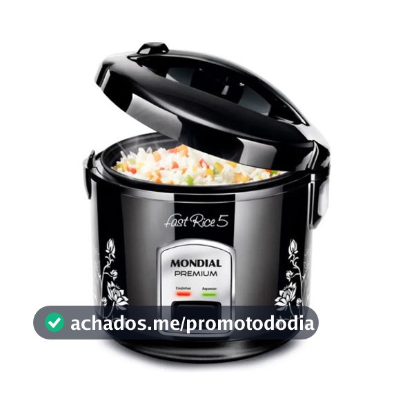 Panela Elétrica Mondial NPE-08-5X Fast Rice 5 Xícaras 400W