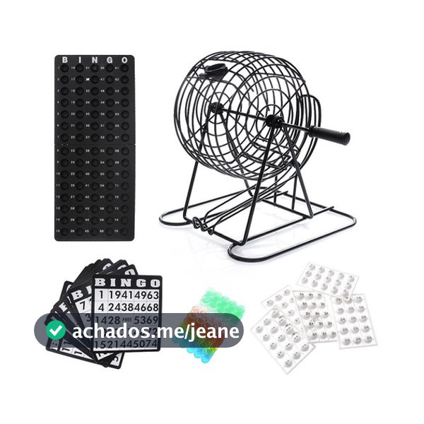 Jogo De Bingo Completo Metal Javick