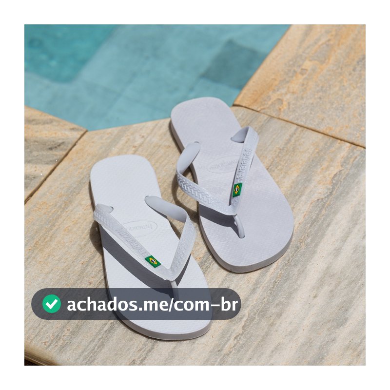Chinelo Sandalia de Dedo Havainas Brasil Bandeirinha Casual Masculina Feminina Macia Antiderrapante