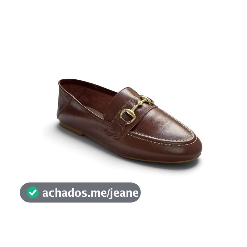 Mocassim Feminino em Couro Legítimo Premium