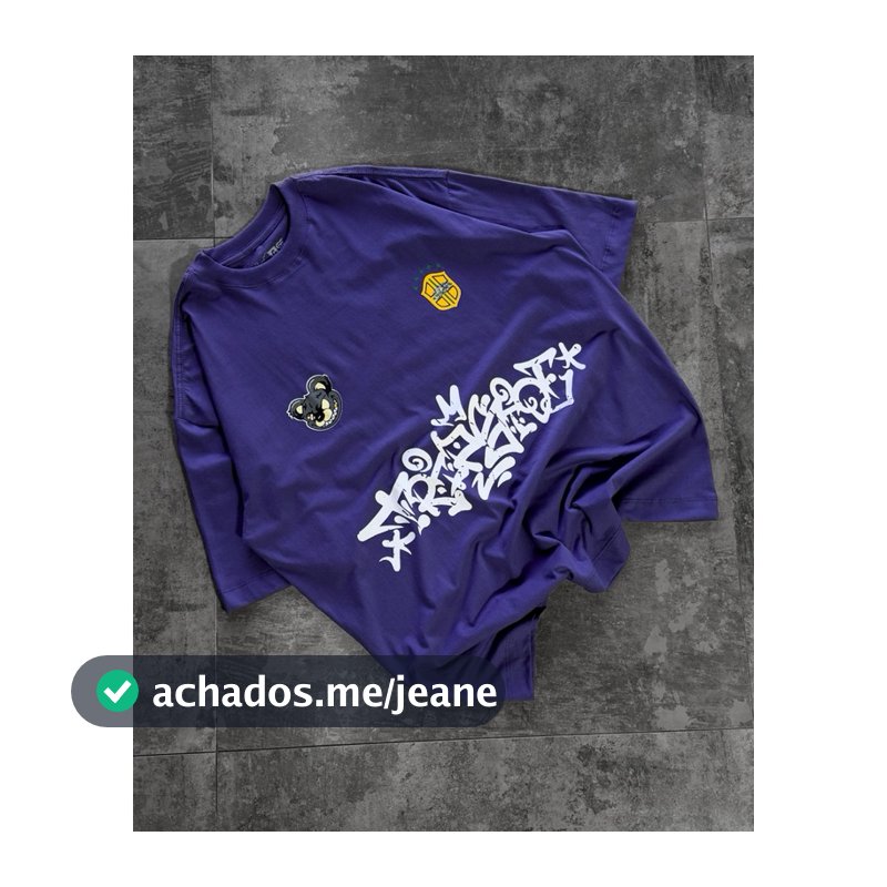 Camiseta Oversized Tripside “Sport” - Azul Claro