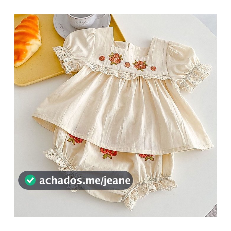 Roupas De Verão Para Meninas Bebês Rufos E Calções Casuais Recém-Nascidas