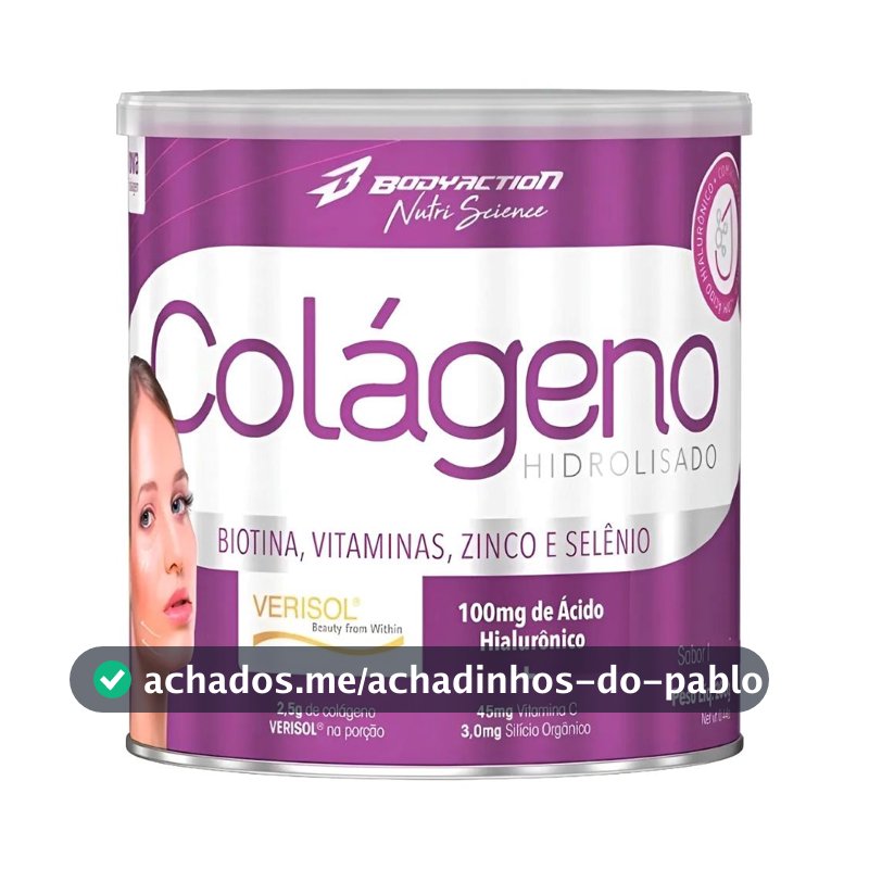 Colágeno Verisol com Ácido Hialurônico 200g – BodyAction