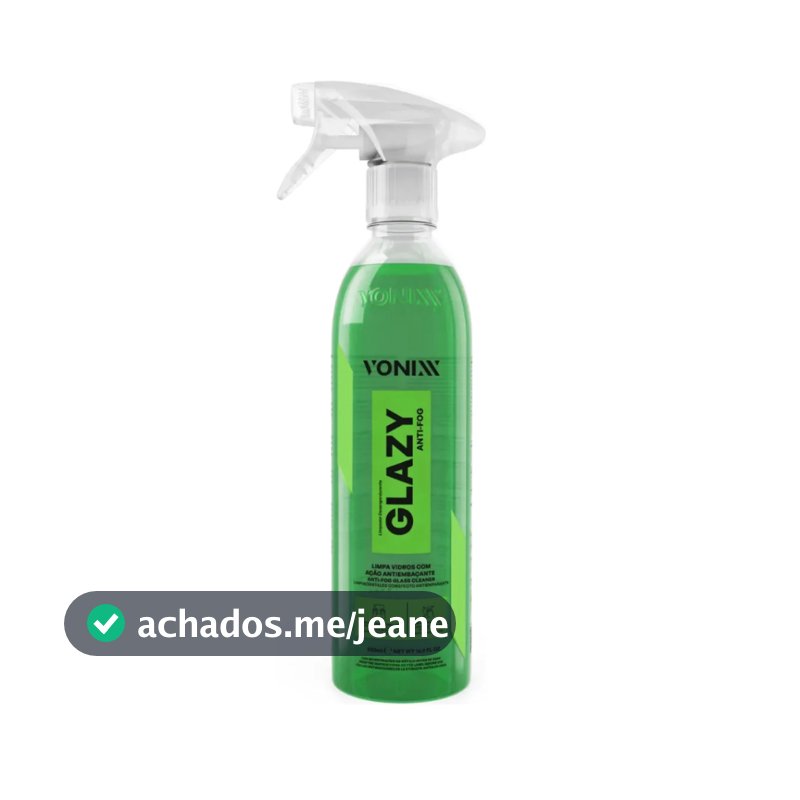 Glazy Anti Fog Vonixx 500ml Limpador de Vidros