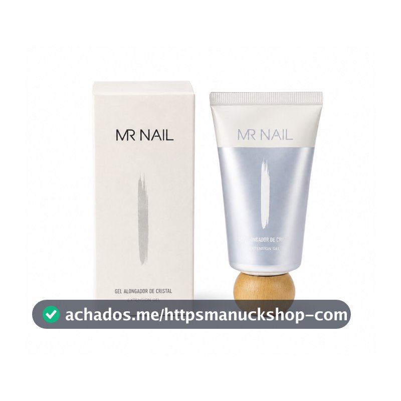 Gel em Bisnaga MR Nail Alongamento de Unhas Manicure Profissional Nail Designer