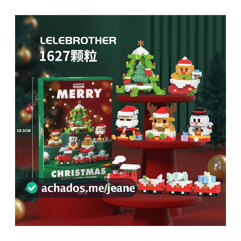 Decorações de Natal Usam Blocos de Natal Temáticos de Natal Blocos de para Montagem de Bebês Brinquedos