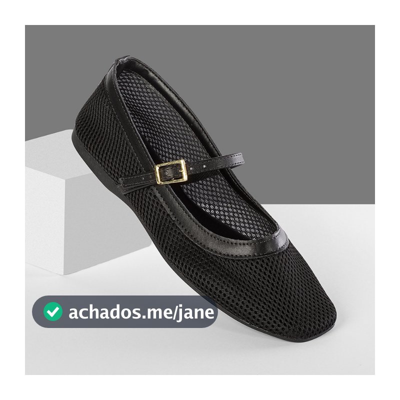 Sapatilha Feminina Tela Boneca Elegante Confortável Fivela Telinha Transparência Moda Casual Tendencia