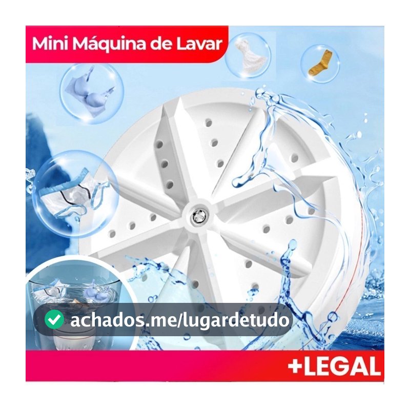 Mini Máquina de Lavar Roupas Panos Toalhas no Balde Portátil Ultrassônica Lavanderia USB Lava Louças Branco com USB