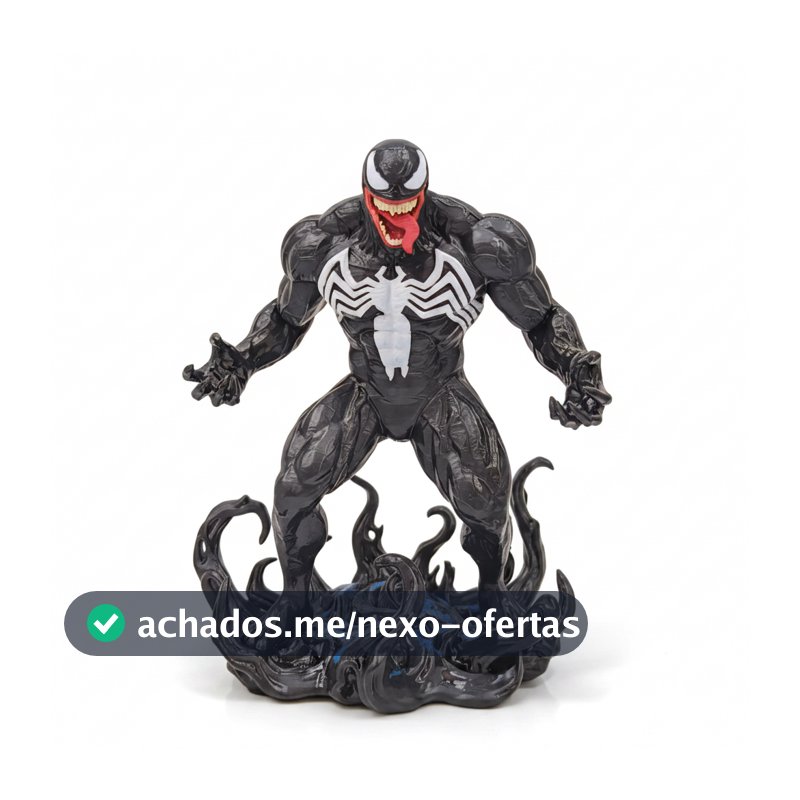 Boneco Venom Action Figure Detalhado Decoracao Gabinete 14cm / 18cm
