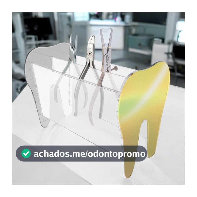 Porta Alicate Dentista Acrílico Suporte Instrumentos Ortodonticos Organizar Ferramentas
