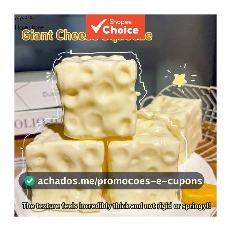 Brinquedos Squishy Fidget De Queijo , Recuperação Lenta , Jogo Sensorial De Alívio De Estresse Para Todas As Idades De P