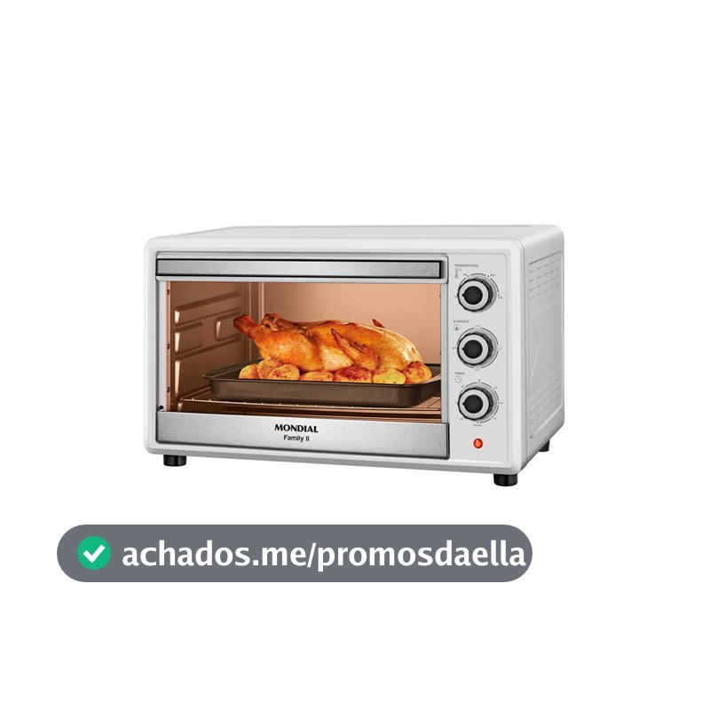 Forno Elétrico Mondial Frn-42-w Family ll 1600w  Branco - 127