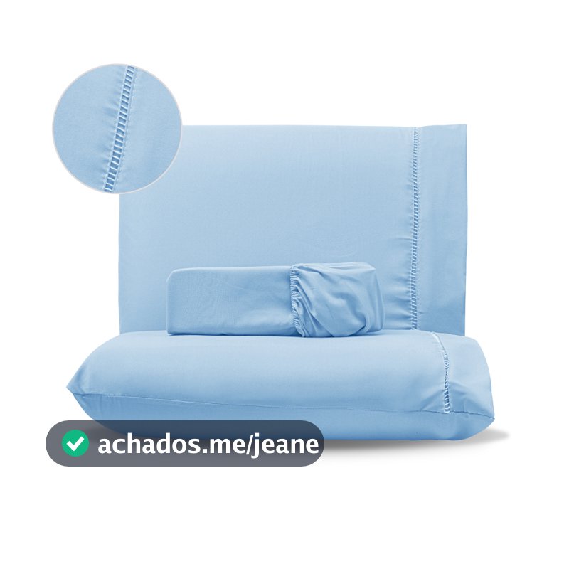 Kit Jogo de Lençol 400 fios Cama Box toque Suave e Acetinado Solteiro Casal Queen king Berço