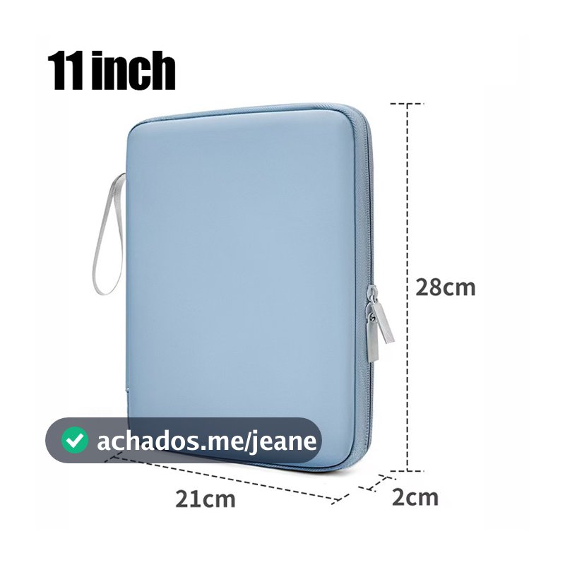 Capa Case Bolsa Pasta Para Tablet Apple, Xiaomi, Samsung e 11 polegadas com maior resistência a impactos