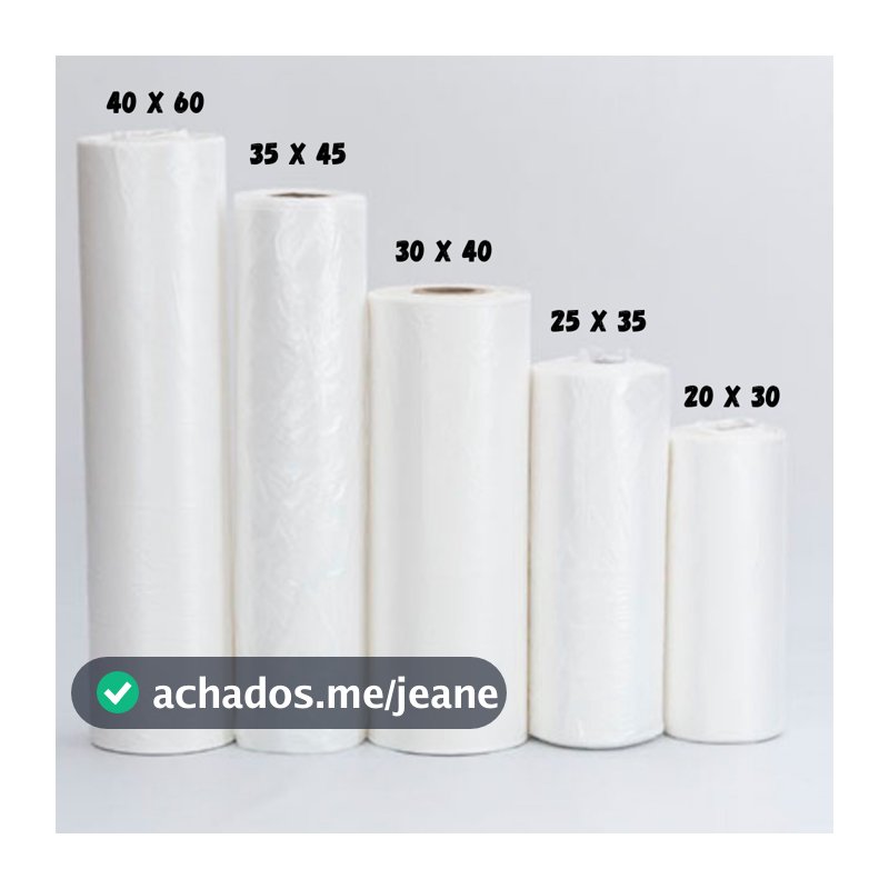 Rolo plástico Bobina Picotada Saco Transparente Super mercado